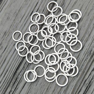 Кольцо для бретелей 10 мм Белый (50 шт) KB10B фото