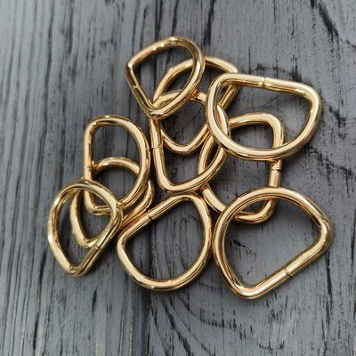 Полукольцо 20х14х3.9 мм Золото 20х14х3.9 Gold фото