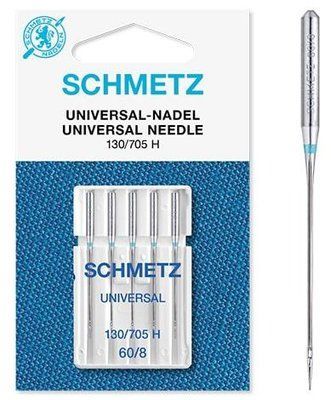 Иглы Schmetz Universal 130/705 H № 60 (уп.5 шт.) 1534 фото