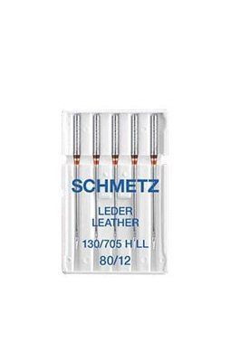Иглы Schmetz Leather 130/705 H LL №80 (уп.5 шт.) 1504 фото