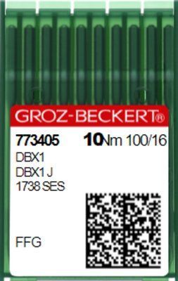 Иглы GROZ-BECKERT DB*1 № 100 R (уп.10шт.) 1584 фото