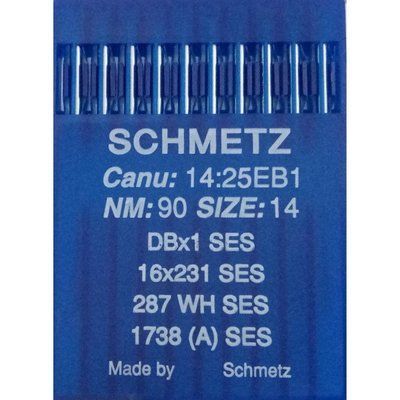 Иглы Schmetz DBx1 №90/14 SES (уп.10шт) 1557 фото