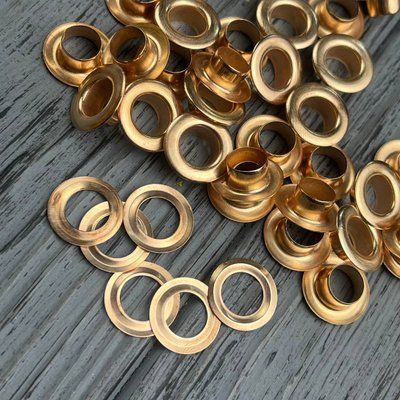 Люверс 5 мм Золото Красное (Сталь) L№3Gold Red фото
