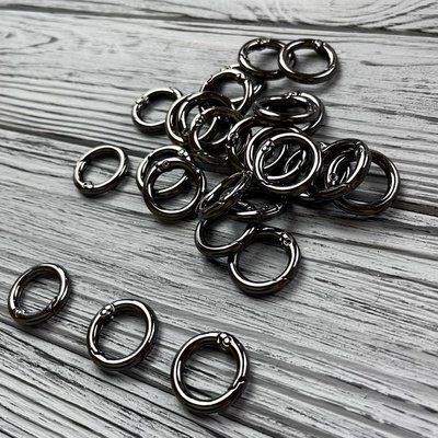 Кольцо-карабин Темный никель 20 мм ККBni фото