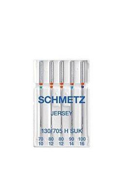 Иглы Schmetz Jersey 130/705 H SUK Ассорти № 70(1 шт), 80(2 шт), 90(1 шт), 100(1 шт) 1520 фото