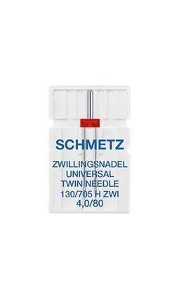 Двойная игла Schmetz Twin universal 130/705 H ZWI № 4.0/80 (уп.1 шт.) 1475 фото
