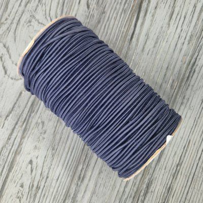 Шнур-гумка Темно синій 3 мм (100 м) ShR-3(С147) фото