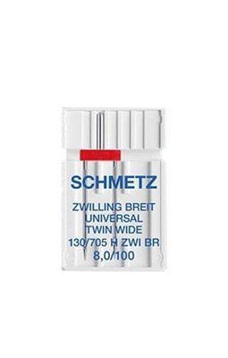 Двойная игла Schmetz Universal Extra wide twin needle 130/705 H ZWI BR № 8,0/100 (уп.1 шт.) 1476 фото