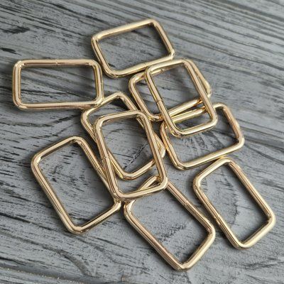 Рамки проволочная 30х20х4 мм Золото Глянец 30х20х4 мм Gold syper фото