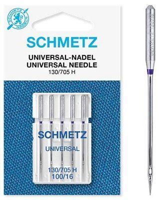 Иглы Schmetz Universal 130/705 H № 100 (уп.5 шт.) 1540 фото