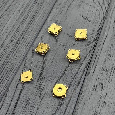 Кнопка магнитная пришивная 18 мм Золото KMP18 MM Gold фото